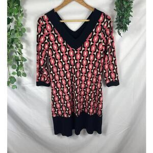 leota abstract patterned dress